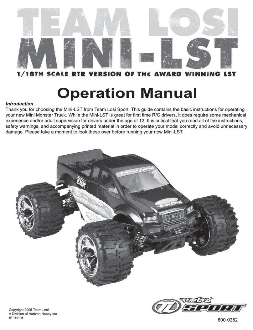Team Losi Mini0Lst User manual