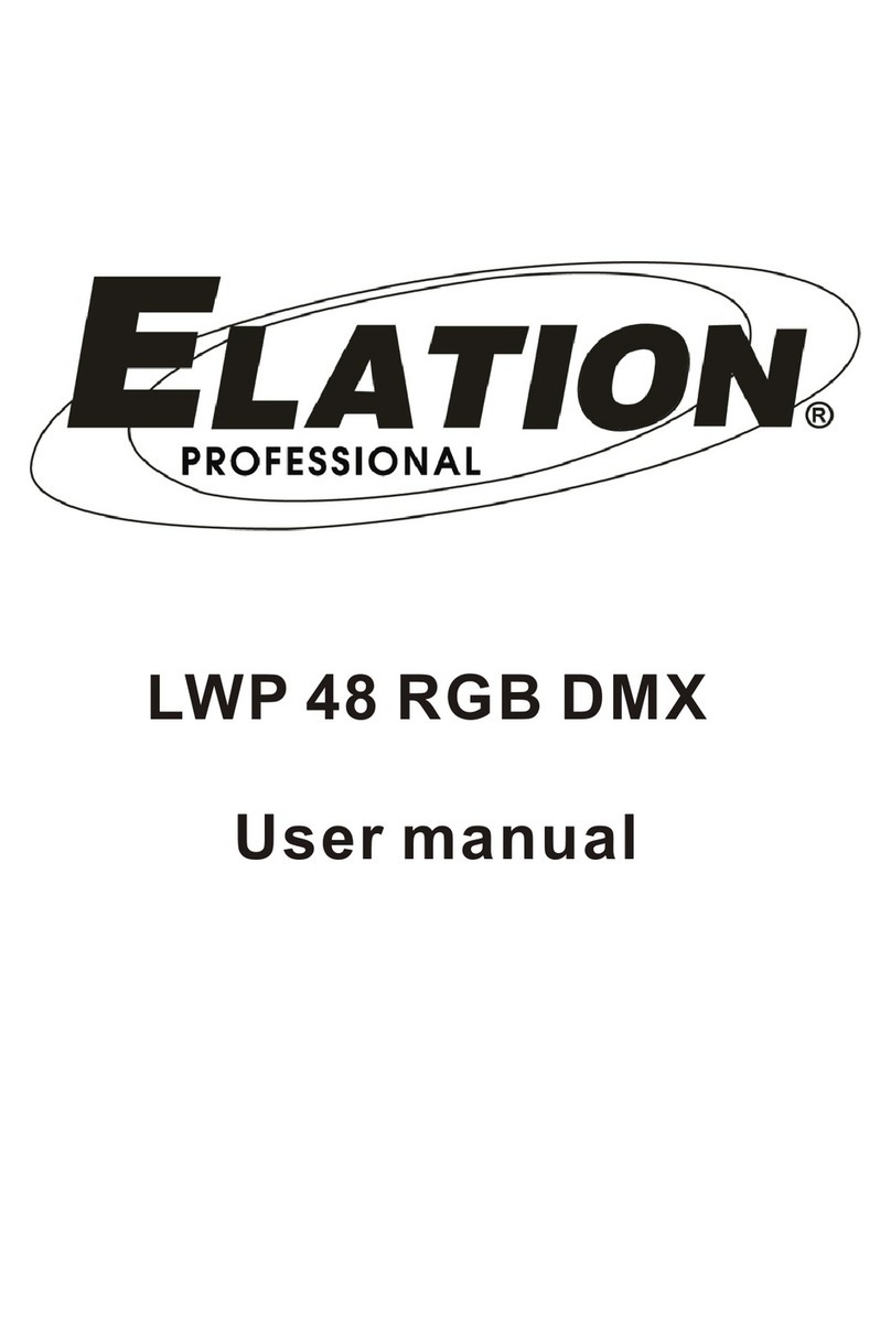 Elation LWP 48 RGB DMX user manual