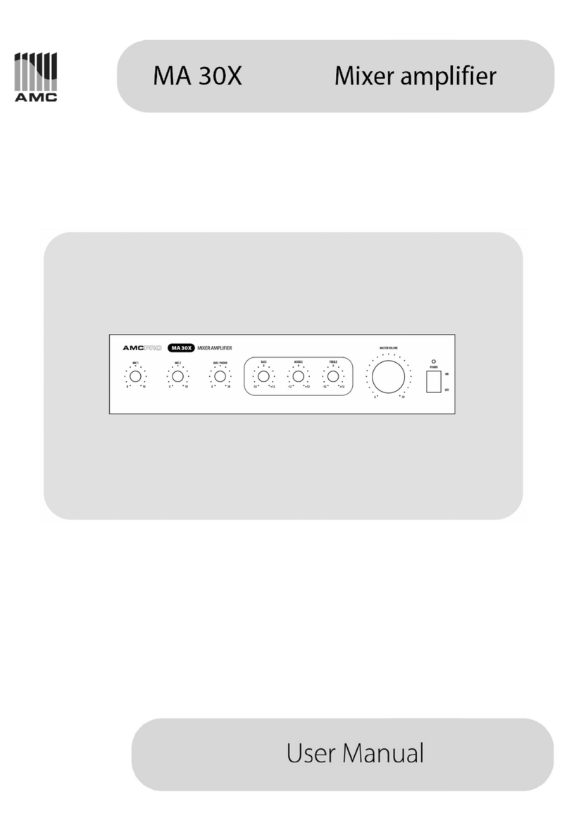 AMC MA 30X user manual