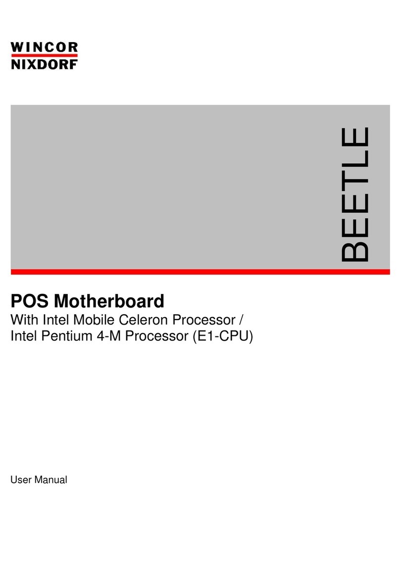Wincor Nixdorf E1-CPU User manual