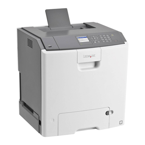 Lexmark C748de User manual Lexmark C748de User manual
