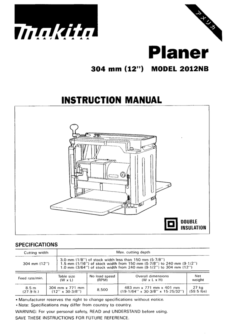Makita 2012NB instruction manual