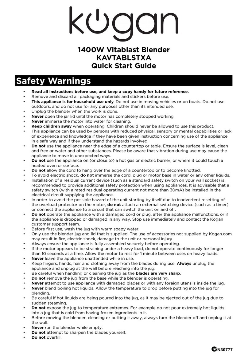 Kogan KAVTABLSTXA quick start guide