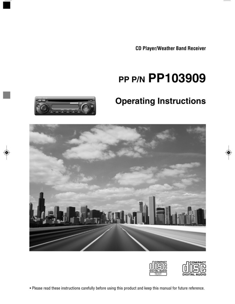 Panasonic PP103909 operating instructions