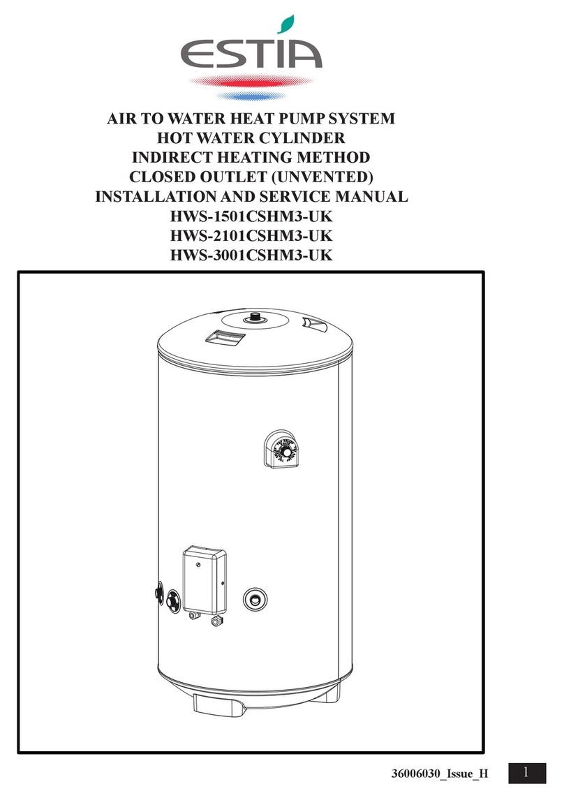 Estia HWS-1501CSHM3-UK Manual