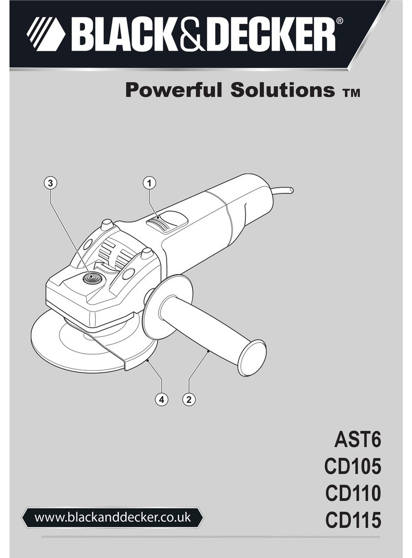 Black & Decker AST6 TYPE 3 Original instructions