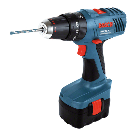 Bosch GSR 14 Original instructions