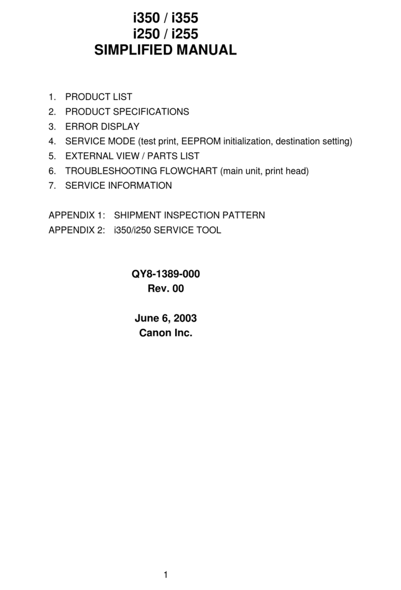 Canon i350 - Color Bubble Jet Printer User manual Canon i350 - Color Bubble Jet Printer User manual