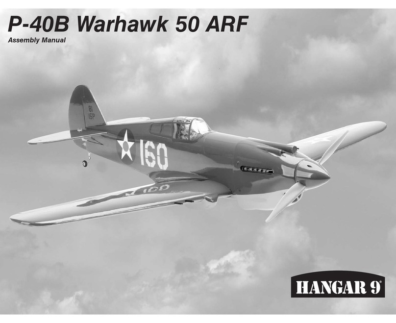 Hangar 9 P-40B Warhawk 50 ARF User manual