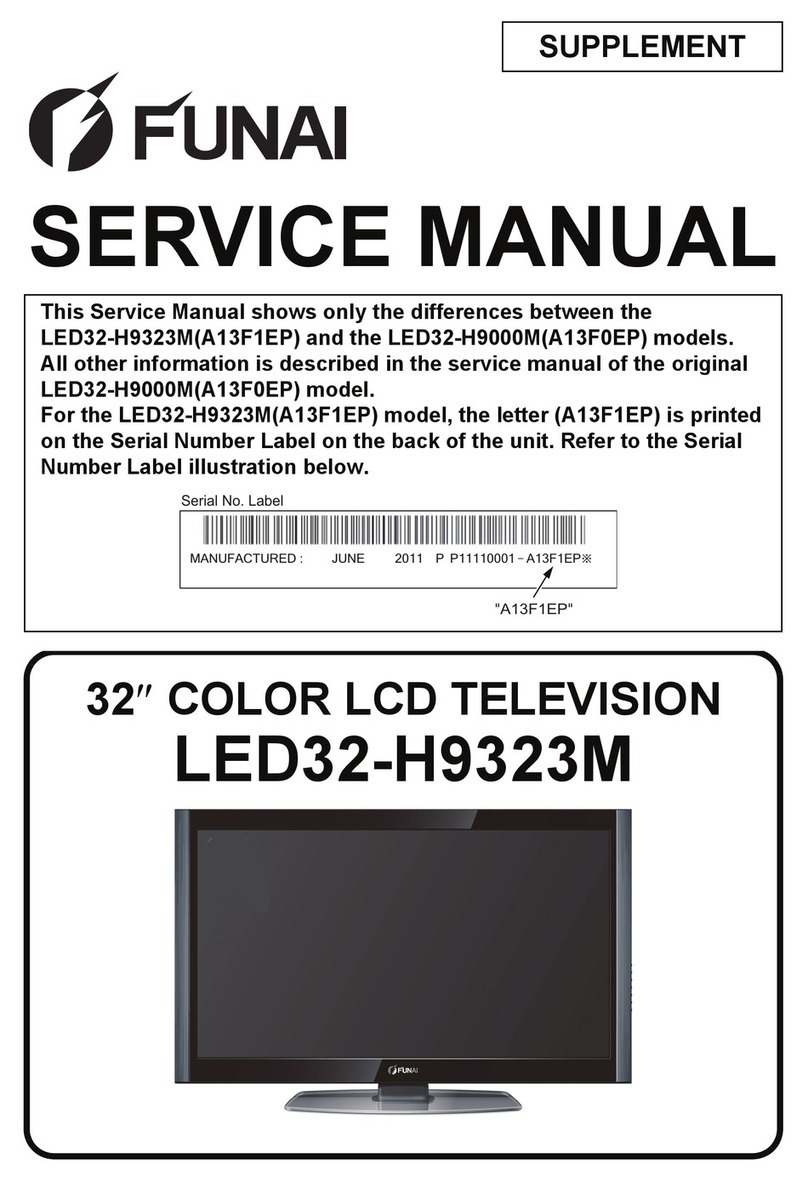 FUNAI LED32-H9323M User manual