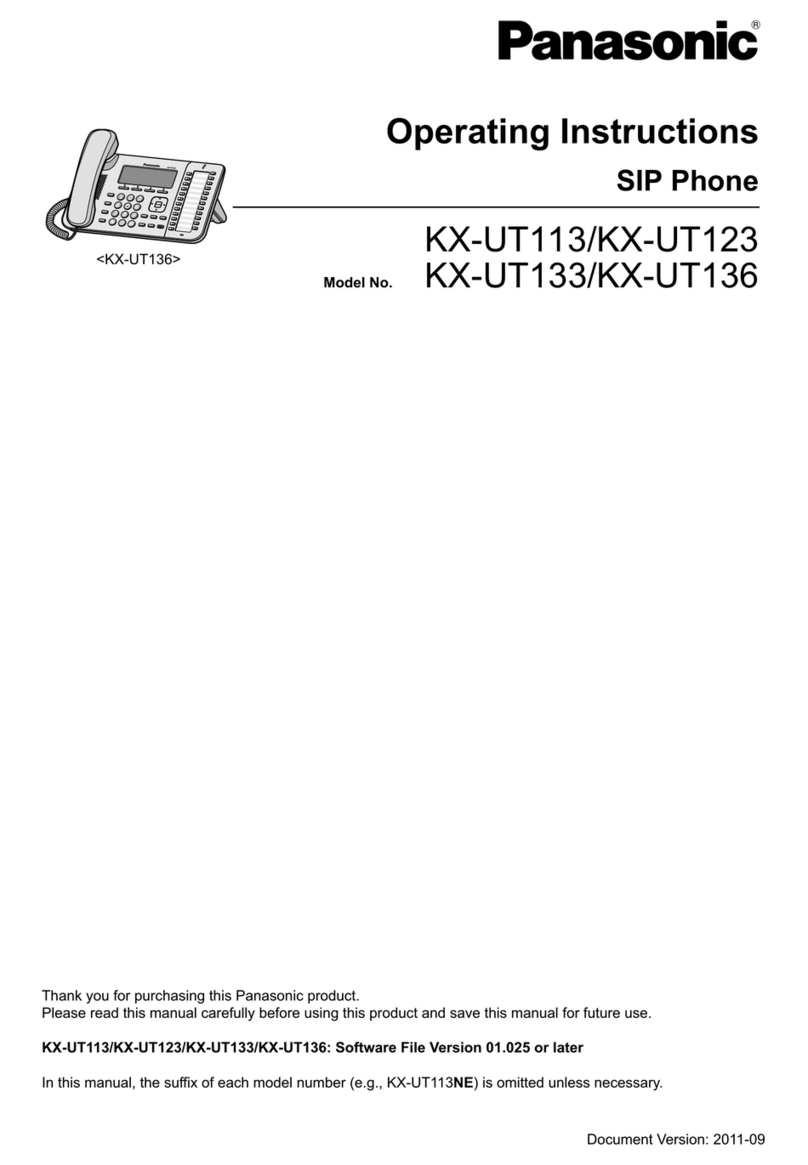 Panasonic KX-UT113 User manual