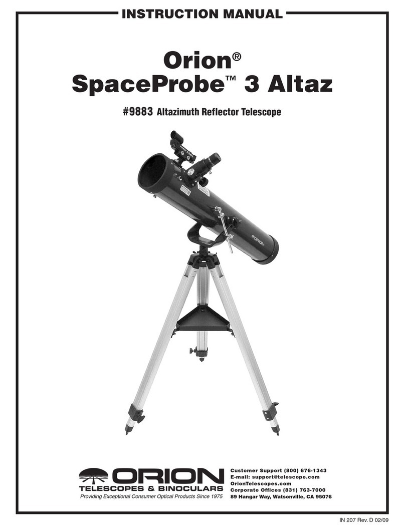 ORION TELESCOPES & BINOCULARS SpaceProbe 3 Altaz 9883 instruction manual ORION TELESCOPES & BINOCULARS SpaceProbe 3 Altaz 9883 instruction manual