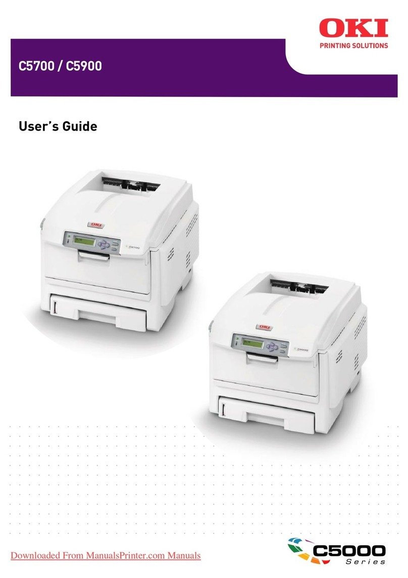 Oki C5700 User manual