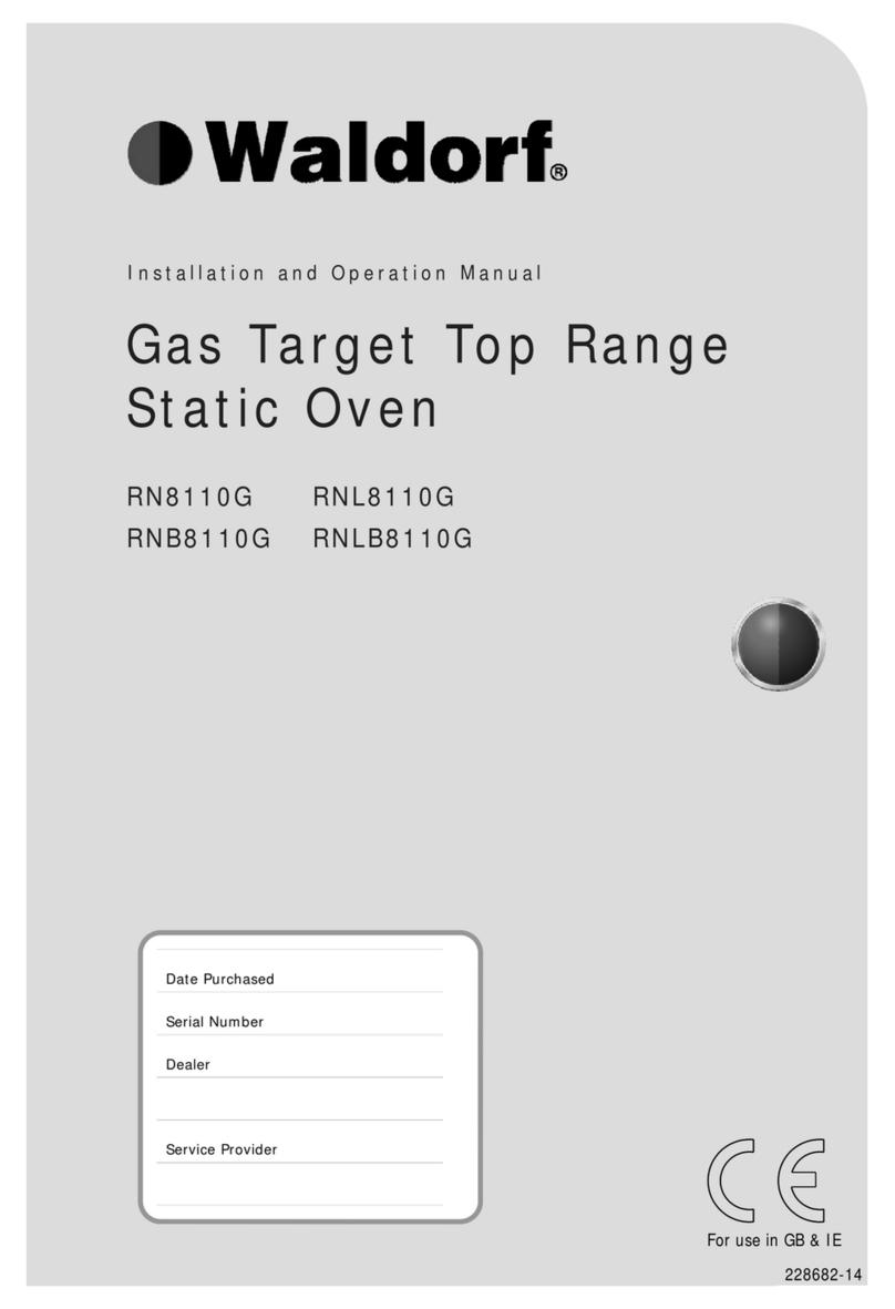 Waldorf RN8110G Installation and operation manual
