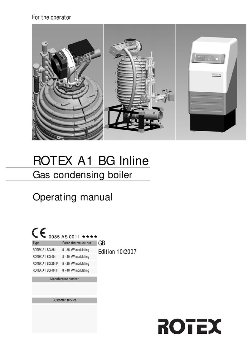 Rotex A1 BG Inline User manual