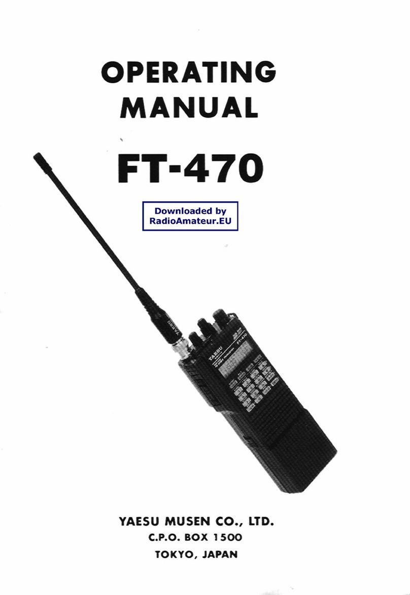 Yaesu FT-470 operating manual