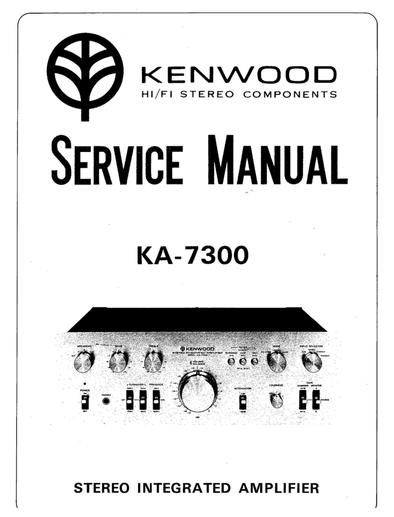 Kenwood KA-7300 User manual