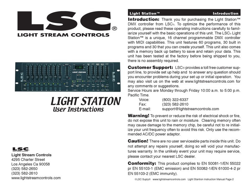 LSC Light Station User instructions