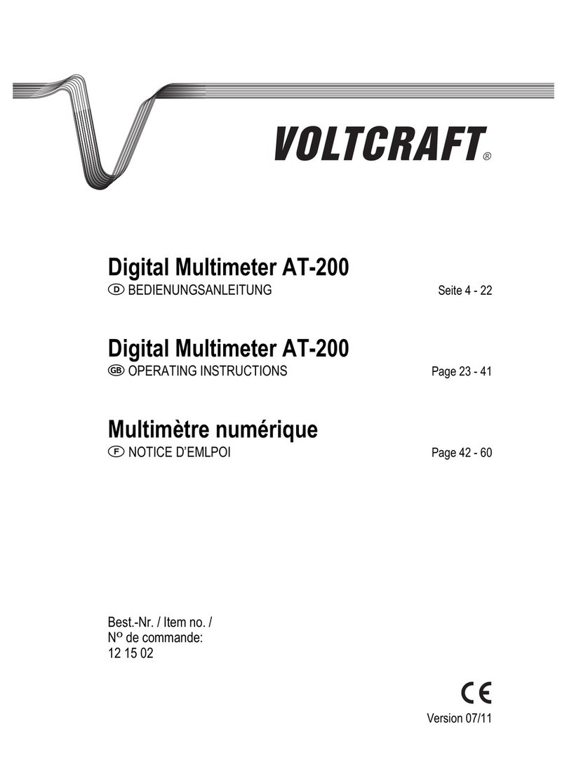 VOLTCRAFT AT-200 User manual