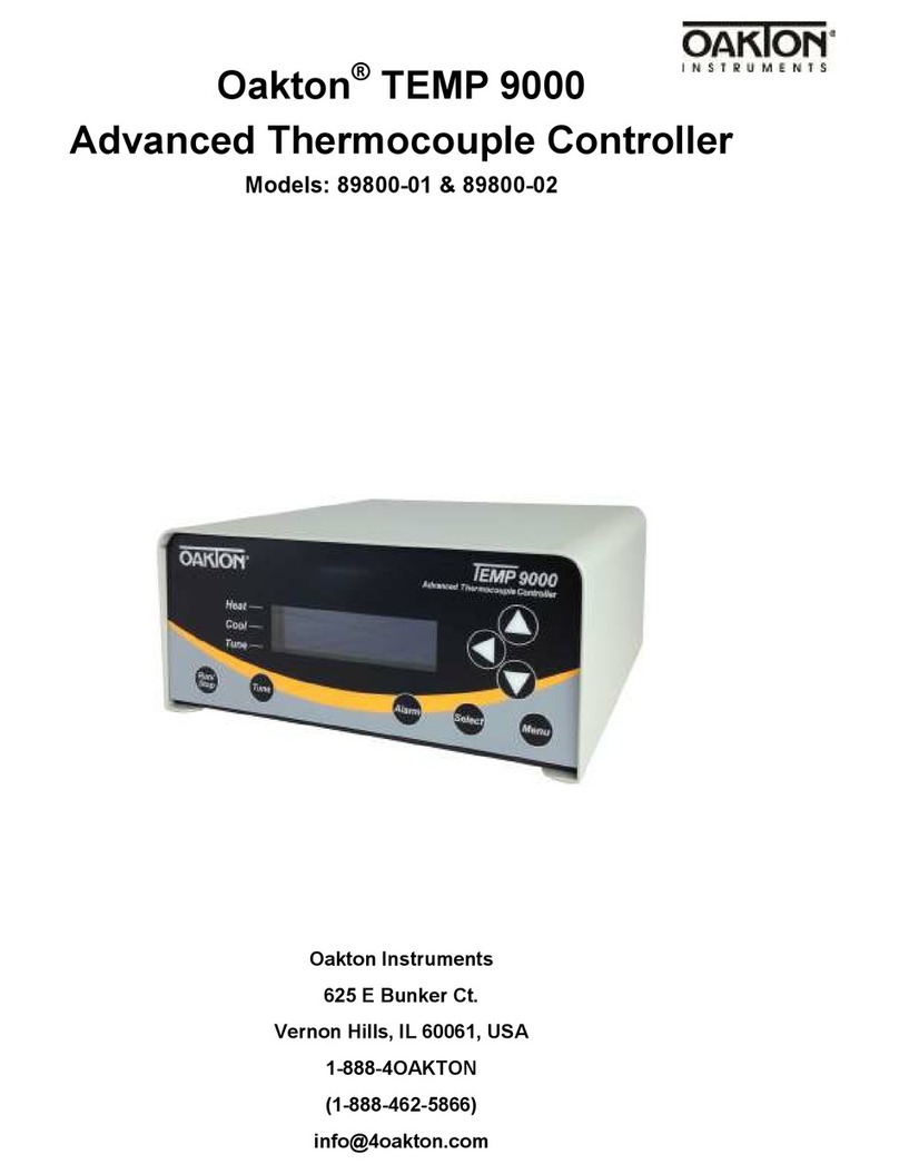 Oakton TEMP 9000 user manual
