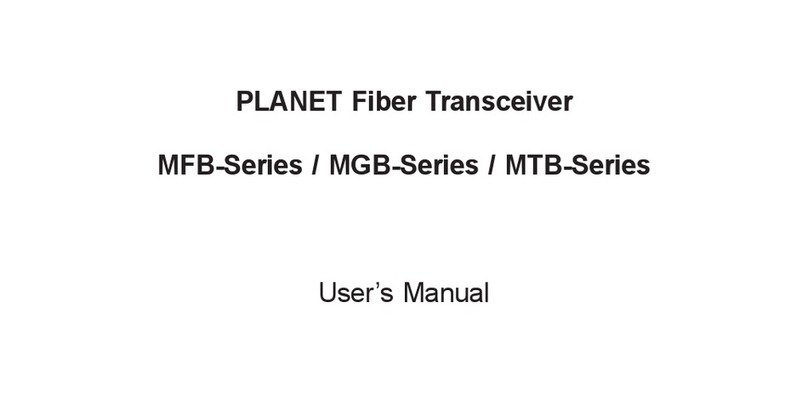 Planet MFB-Series User manual