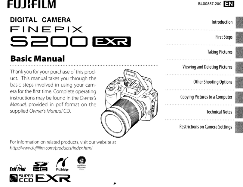 FujiFilm Finepix S200 EXR Basic Manual