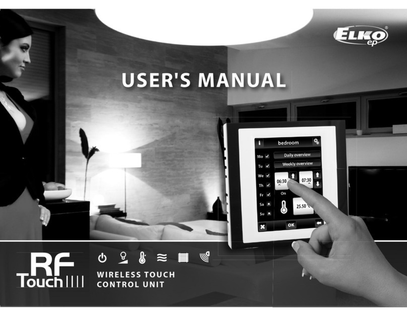 Elko RF Touch-B User manual