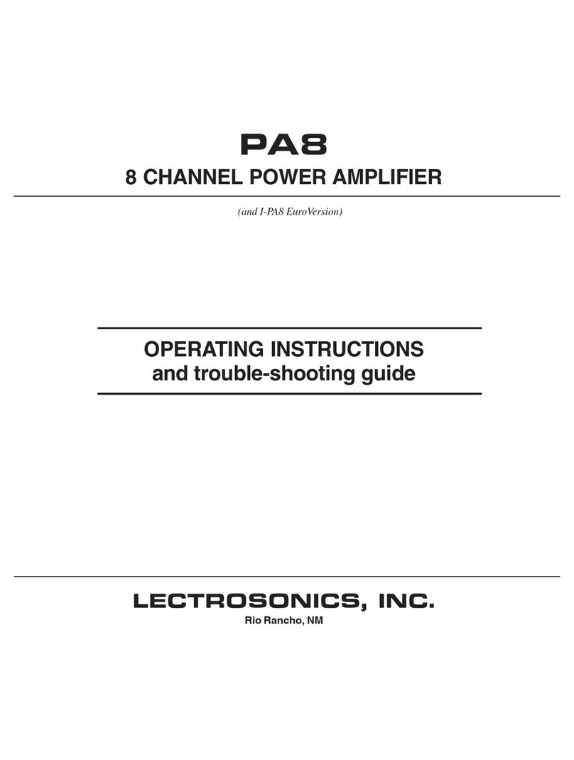 Lectrosonics PA8 User manual