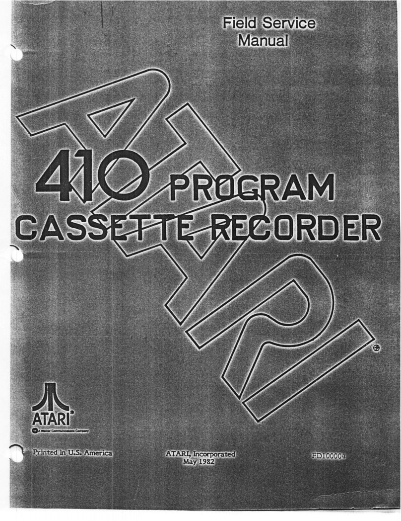 Atari 410 User manual