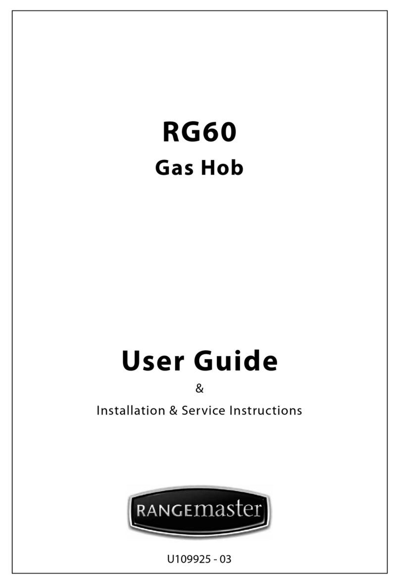 Range Master RG60 User guide & installation & service instructions