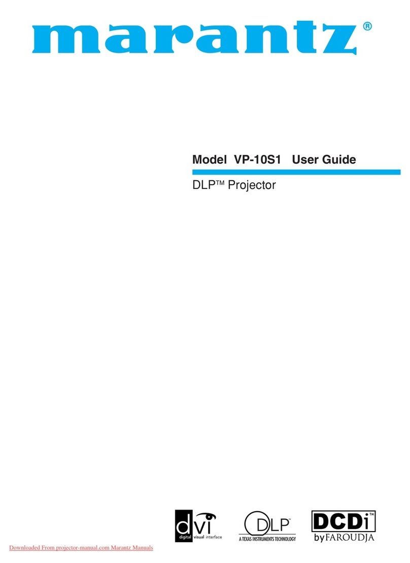 Marantz VP-10S1 User manual