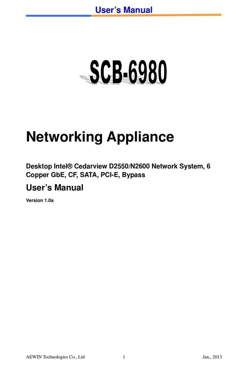 Aewin Technologies SCB-6980 user manual