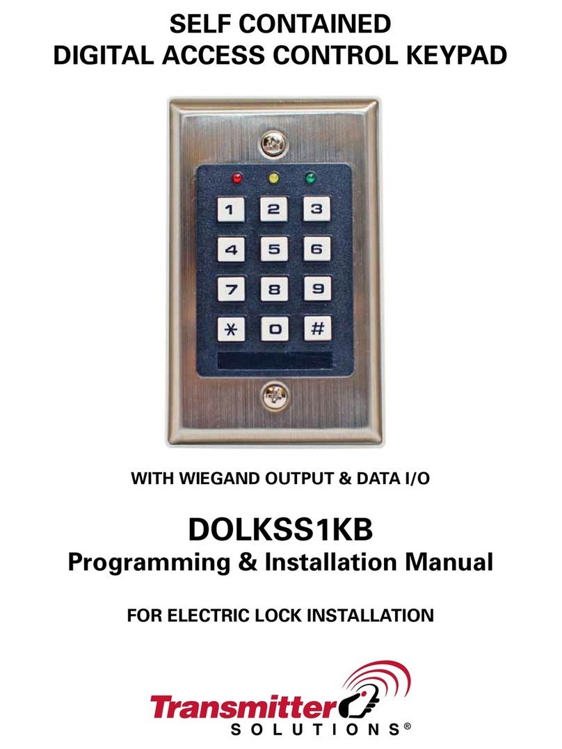 Transmitter Solutions DOLKSS1KB Programming & installation manual Transmitter Solutions DOLKSS1KB Programming & installation manual