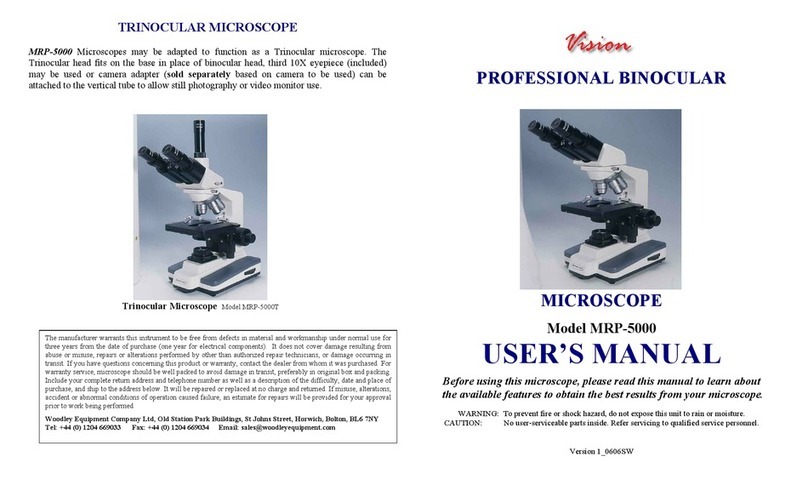 Vision MRP-5000 User manual