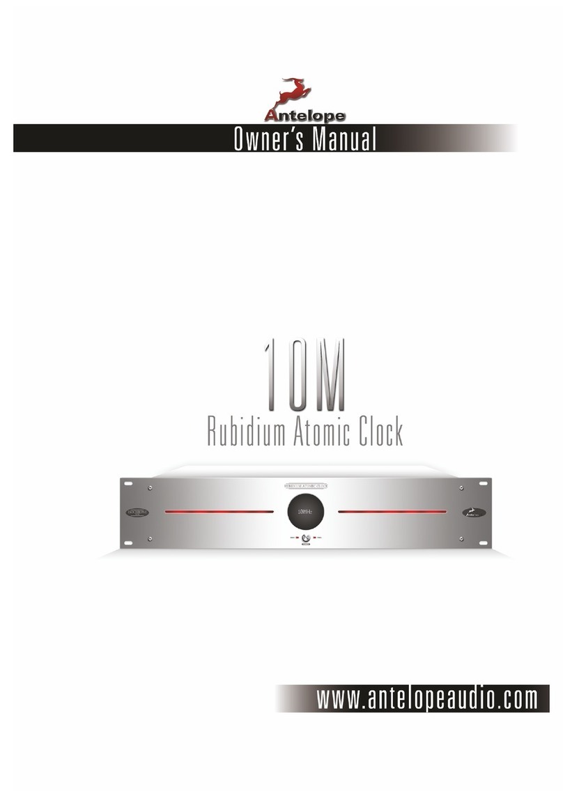 Antelope Isochrone 10M User manual
