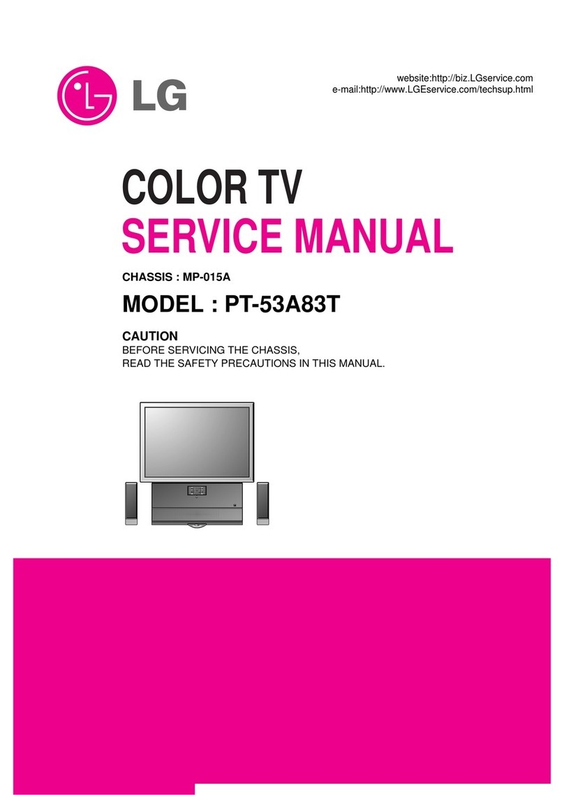LG PT-53A83T User manual