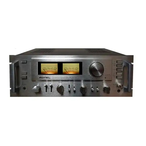 Rotel RA-1312 User manual