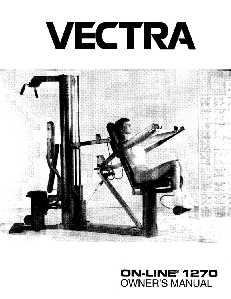 Vectra Fitness On-Line 1270 owner's manual