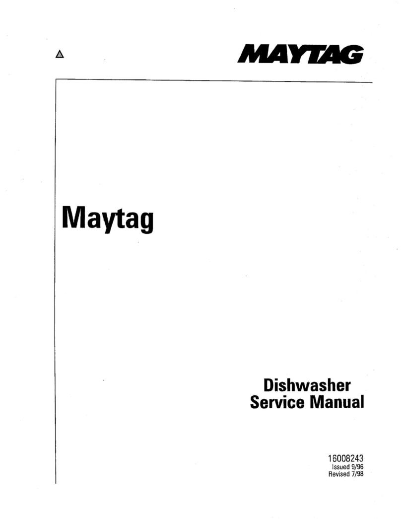 Maytag DWU9962 User manual