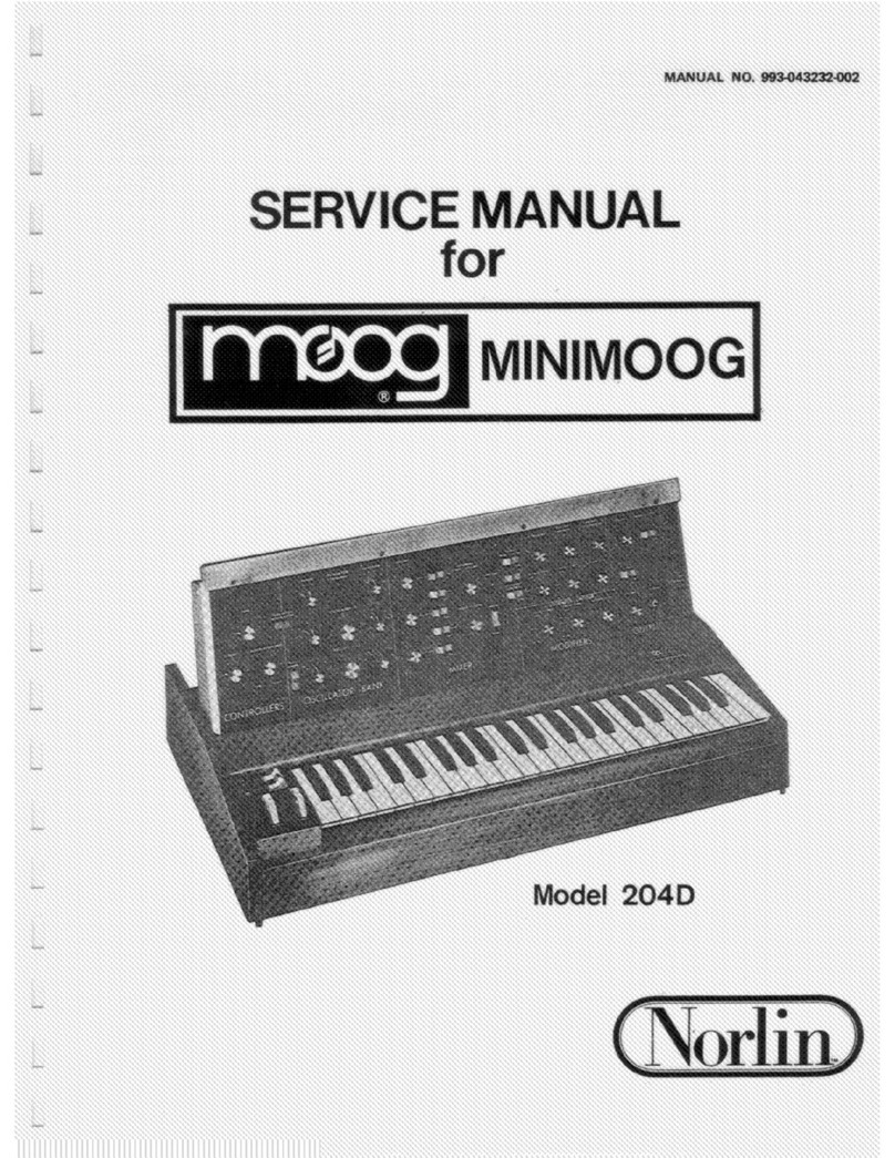 Moog Minimoog 204D User manual