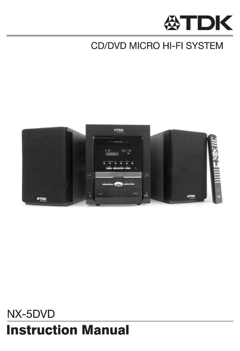 TDK NX-5DVD instruction manual