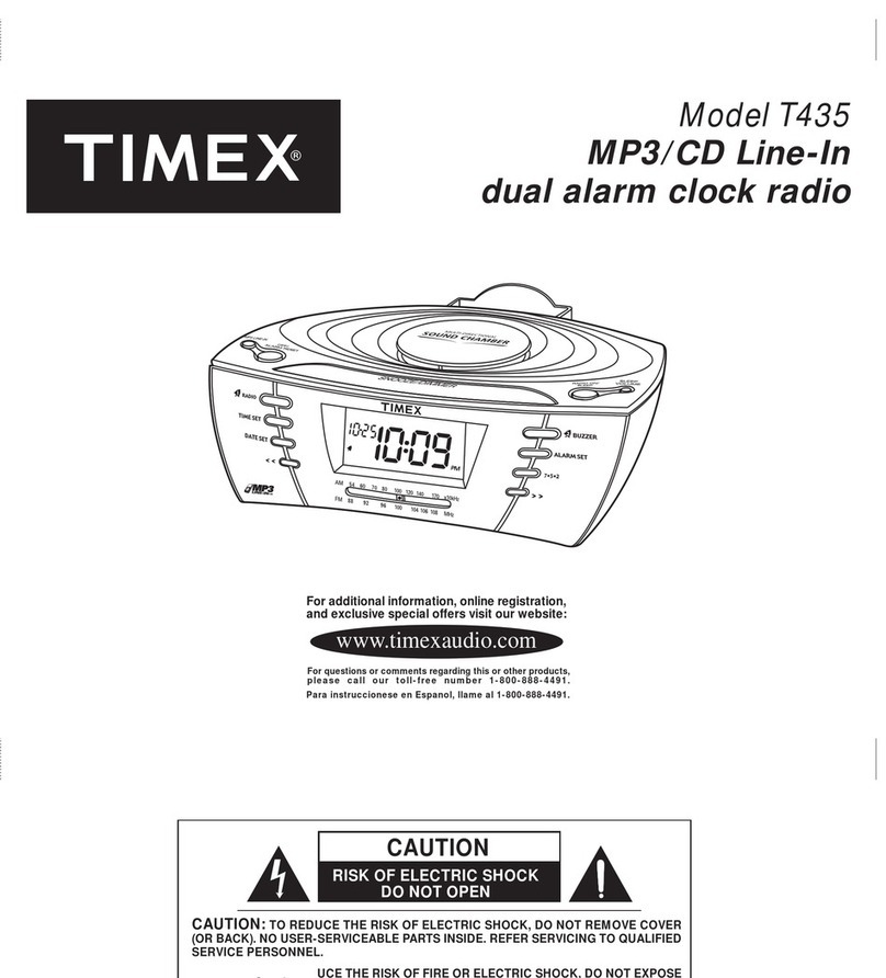 Timex T435 User manual Timex T435 User manual