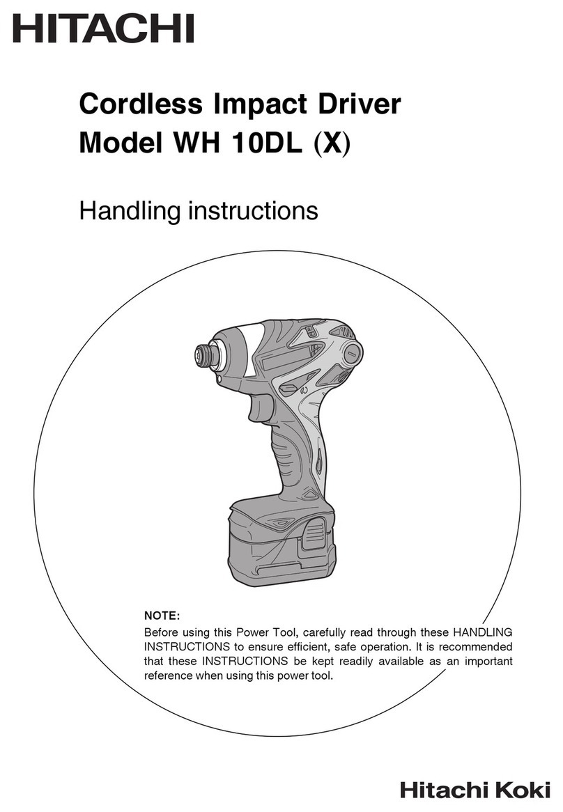 Hitachi WH10DL User manual