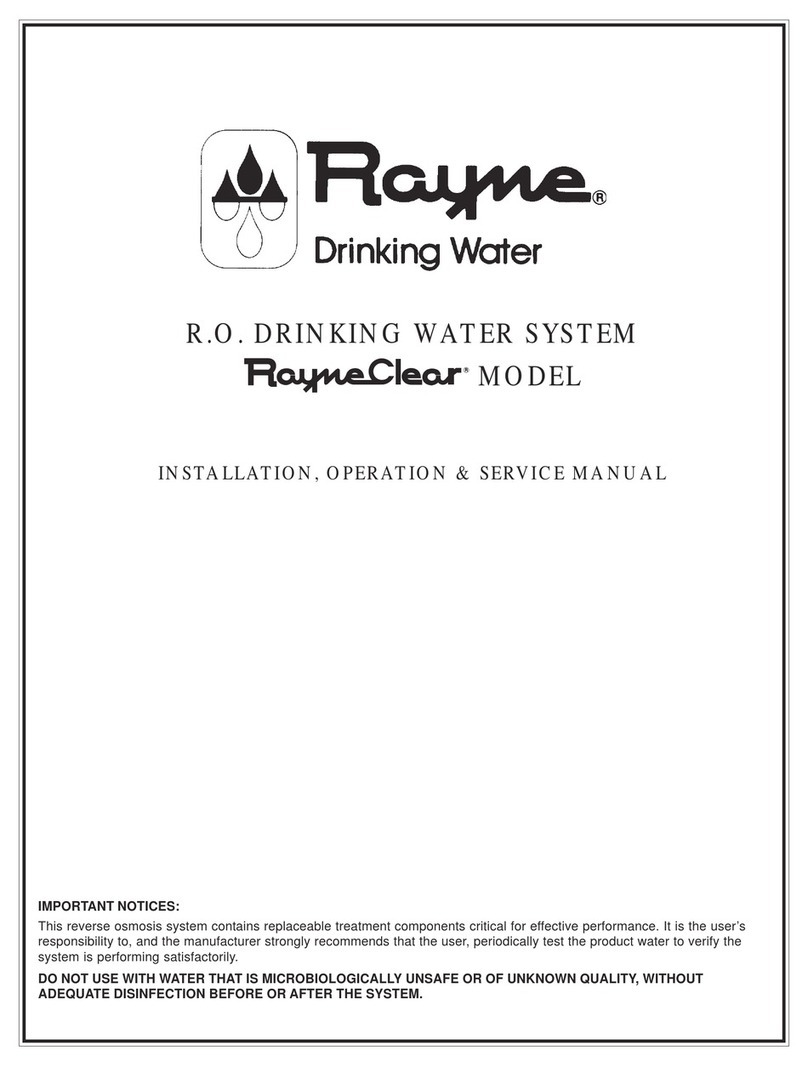 Rayne RayneClear Installation, operation & service manual