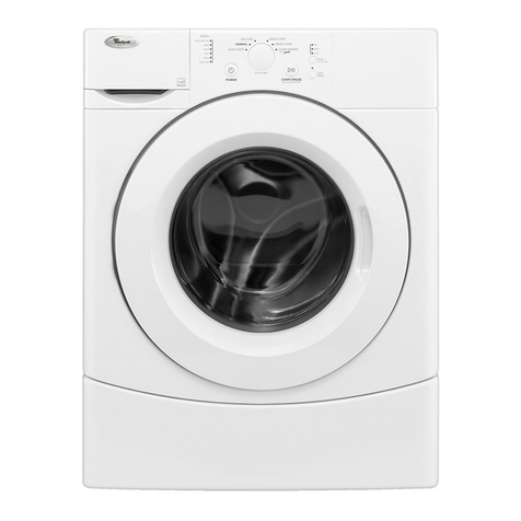 Whirlpool WFW9050XW User manual