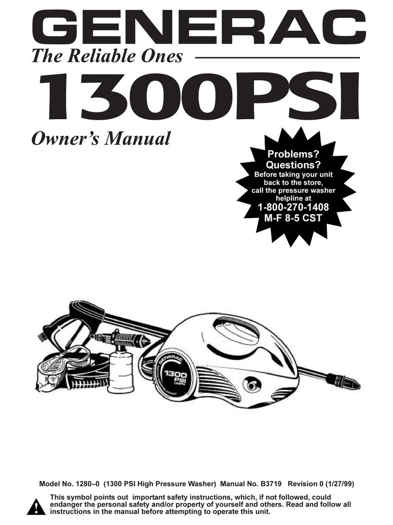 Generac Power Systems 1300PSI User manual