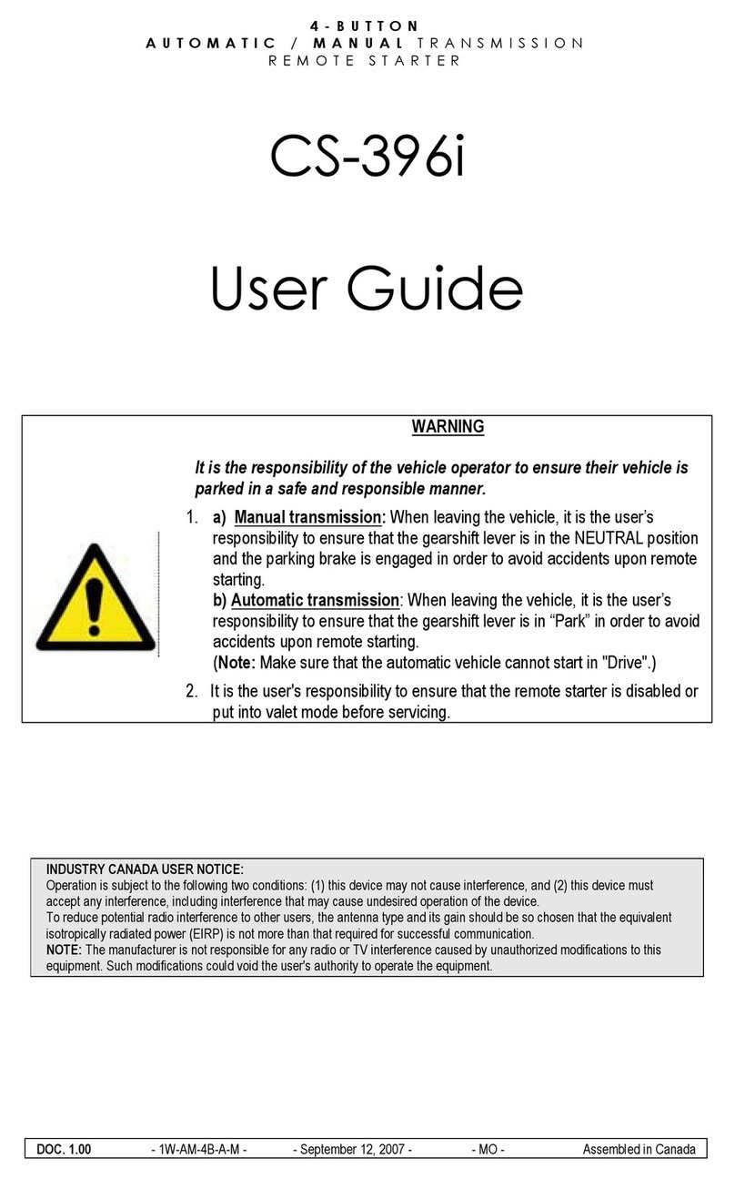 Command Start CS-396i User manual