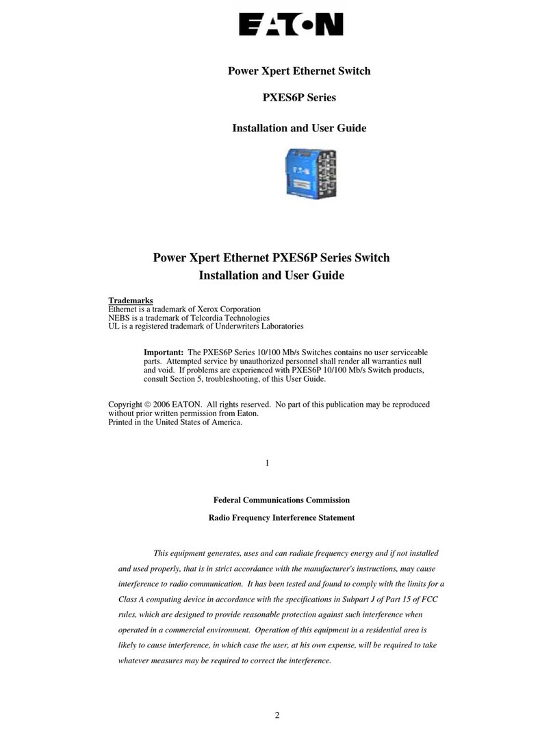 Eaton PXES6P24V1ST User manual