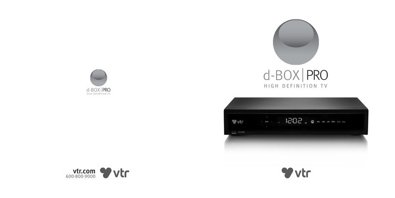 vtr d-box|Pro manual