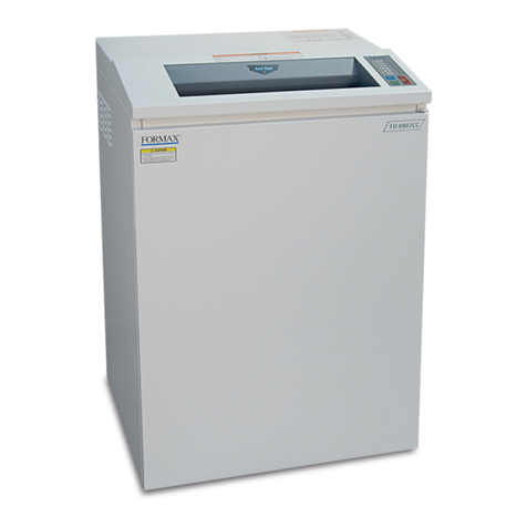 Formax FD 8502CC User manual